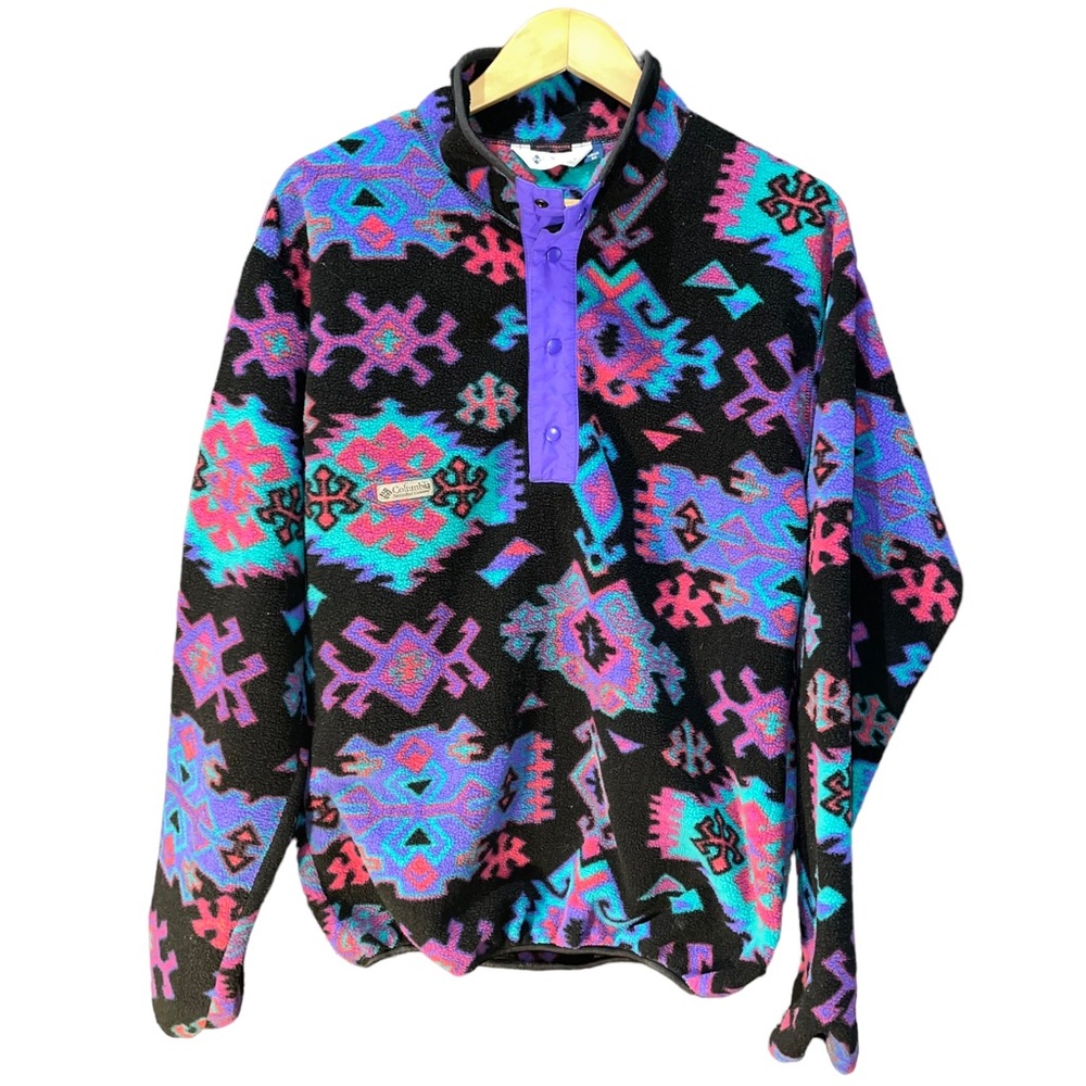 Vintage Columbia Quarter Button Pullover